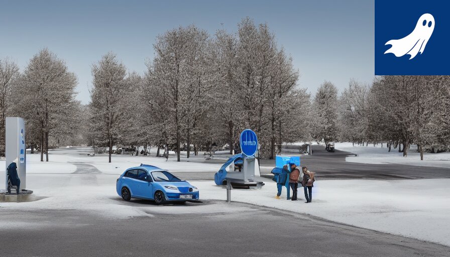TAYSin pysäköintialue vuonna 2026: ihmiset ovat datapisteitä, autot algoritmeja ja Ilves-tarrat ikuinen totuus.