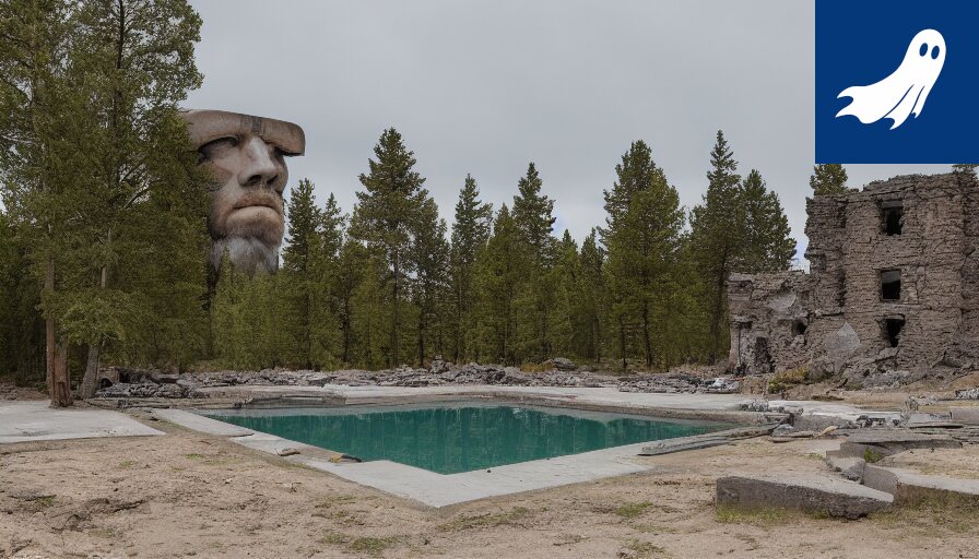 Rauhaniemen kylpylän purkutyömaa on muuttunut surrealistiseksi taideteokseksi, jonka pääosassa loistaa pormestari Nurmisen monumentaalinen ego.