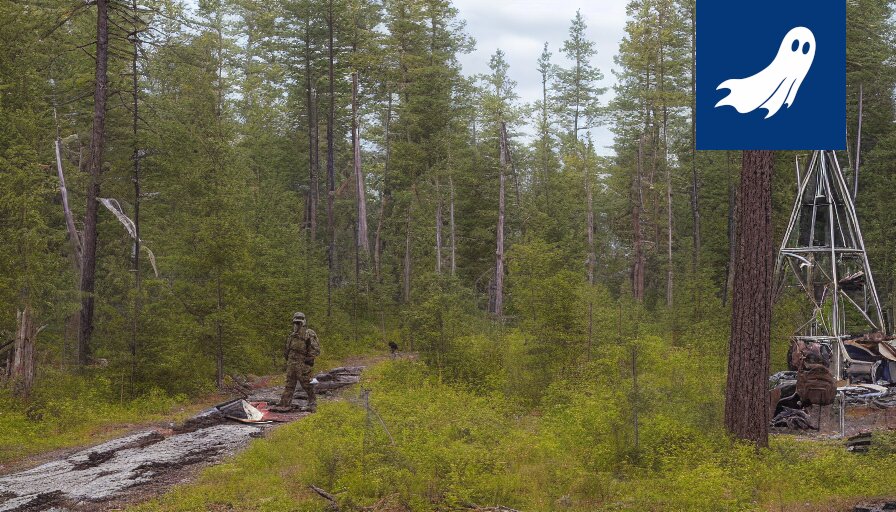Reserviläiset harjoittelevat patsaan puolustusta samalla kun Ilves-fanit yrittävät peittää sen kokonaan mustavalkoisilla tarroilla.