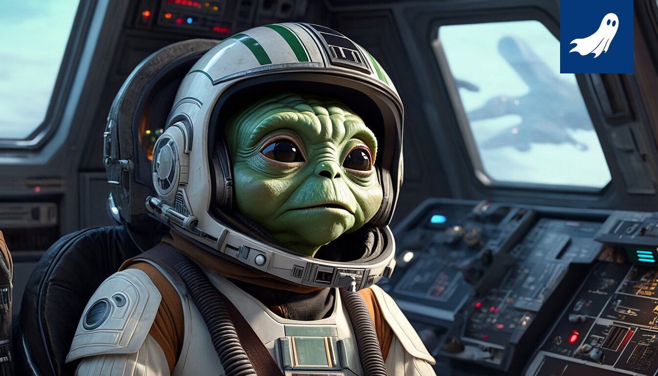 Mandalorian ja Grogu -hahmot Tähtien sota -elokuvassa, jotka symboloivat turvallisuutta ja hyväksyntää.