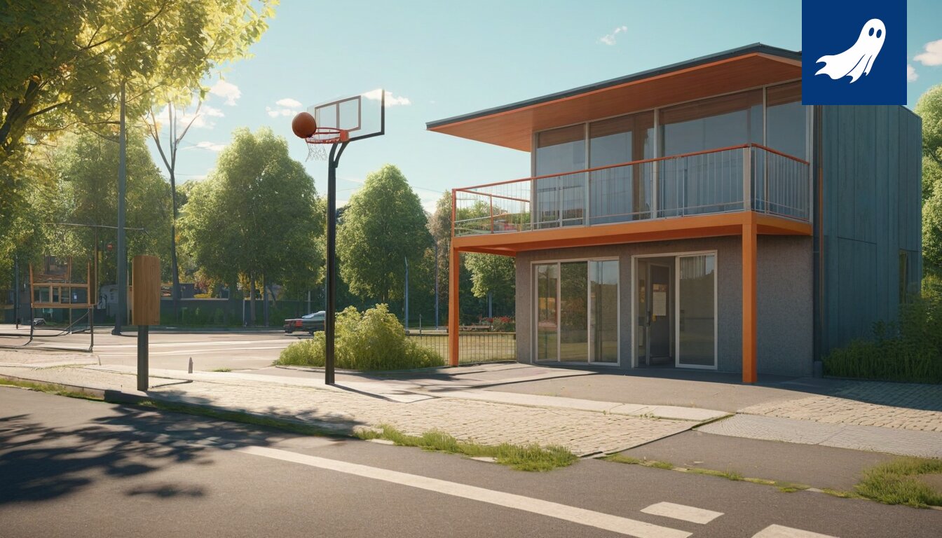 Ruokalähetin polkupyörä rullaa Hatanpään koulun pihalle, tuoden mukanaan pizzaa ja uusia kokemuksia.