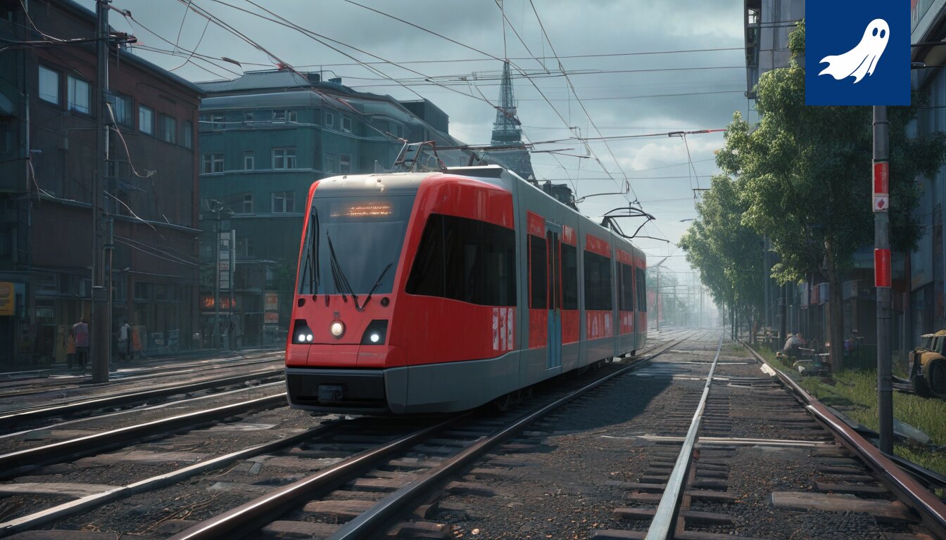 Tampereen ratikkaverkoston 47-metrinen moduuli, joka aiheuttaa liikenteen kaaosta ja ennustettavia viiveitä.
