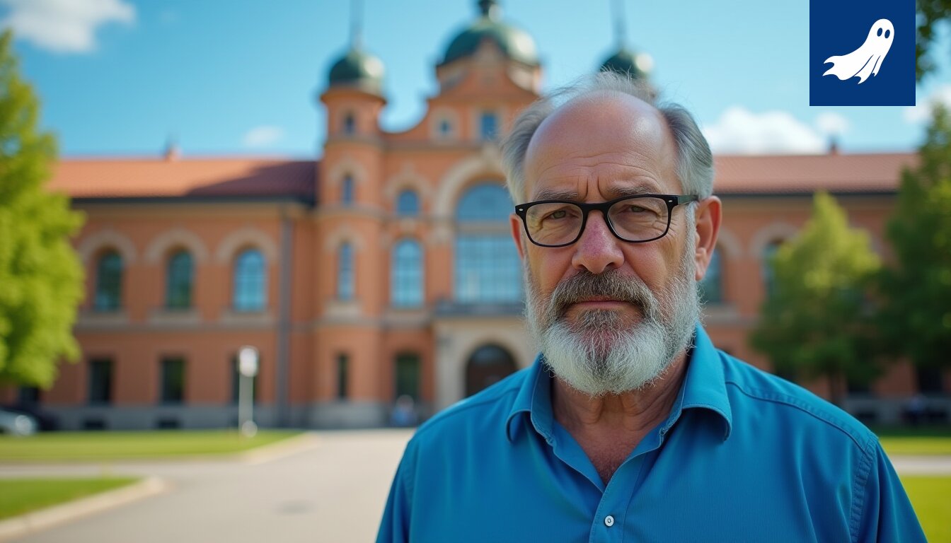Kupparitarhan ravintolan sisäkuva, jossa Tuomas Pere esittelee uutta mikro-osakeomistusmalliaan asiakkaille.