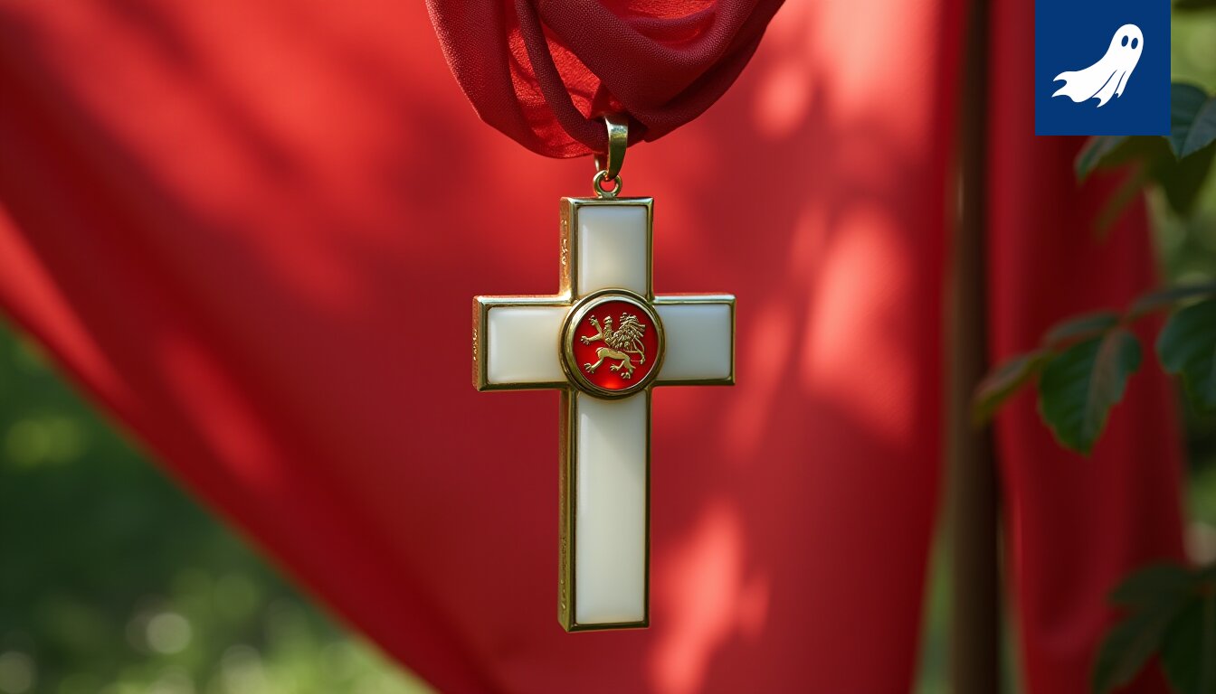 Kangasalan kunniamerkkipuiston arvioitu ROI 300 % -kuva, joka esittää kunniamerkkejä ja symboliikkaa.