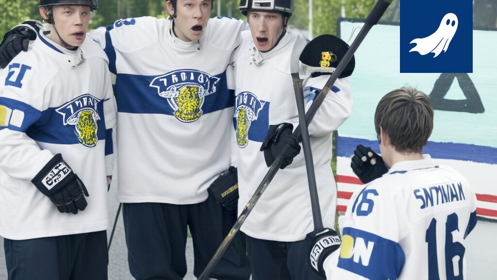 Leijonien MM-voiton uutiskuva, jossa näkyy voittava joukkue ja taustalla MTV:n logo.