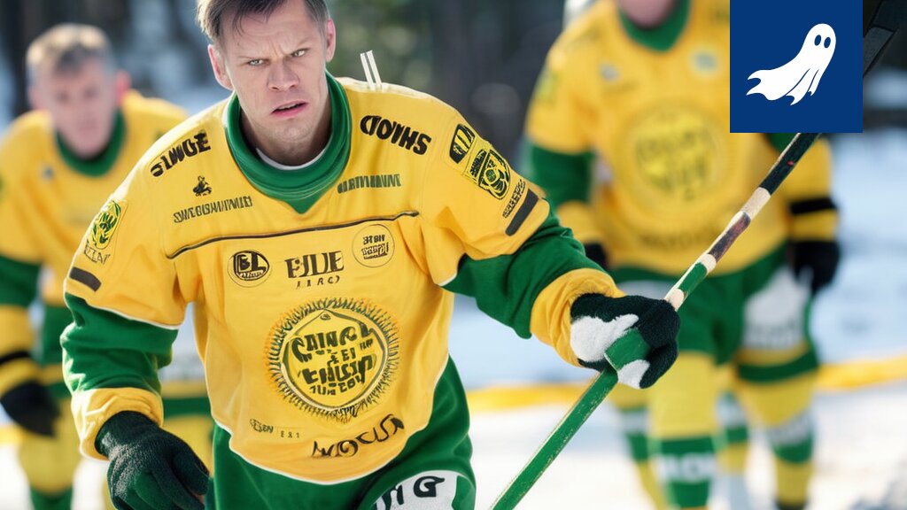 Ilves-jääkiekkoilija Samuli Rati siirretään uuteen brändimalliin, kuvituksessa käytettynä UFO.