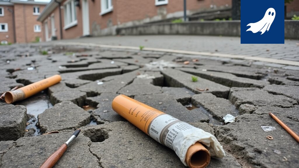 Uutisotsikko 'Haamulehti muuttaa työpaikkojen hukka-ajan arvokkaaksi tietopääomaksi' - satyyriluonteinen kuva, jossa haamulehden logo on yhdistetty croissantteihin ja datan visualisointiin.