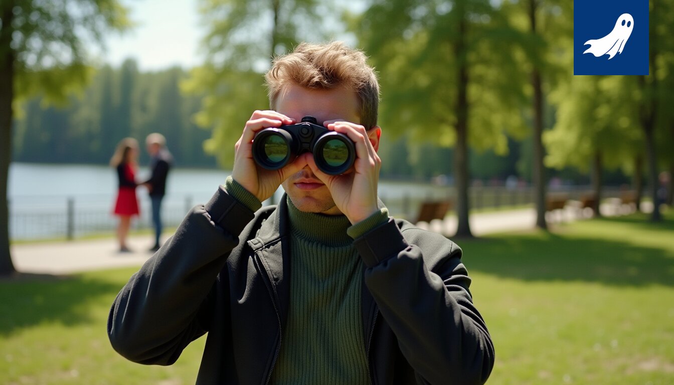 Tampereen puistossa istuva mies katsoo surullisena ympärilleen, kun lintujen äänet ovat kadonneet. Kuva on osa satiirista uutista, joka käsittelee tekoälyn ennustamaa lintujen katoamista.
