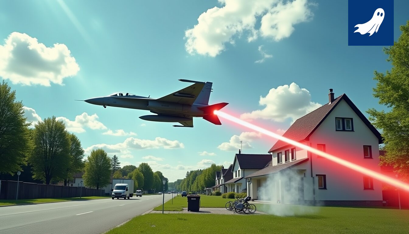 Pirkkalan lennoston Hornet-hävittäjät tarkastavat grillikatosalueita Tampereen seudulla, satiirinen uutinen.