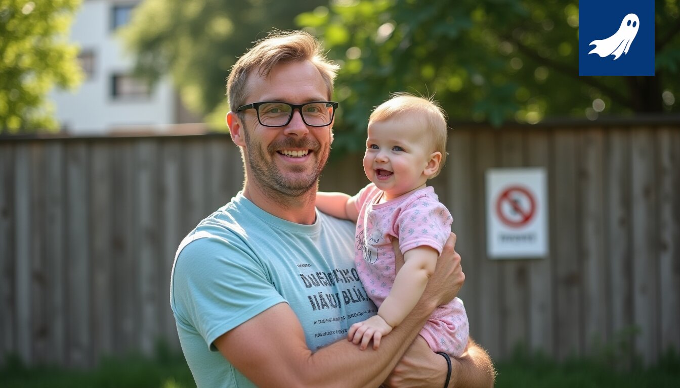 Maajussi-Niinan ja Kalle Linkin vauva-uutinen Instagram-päivityksen kuvakaappaus, jossa on emojit ja satiirinen teksti.