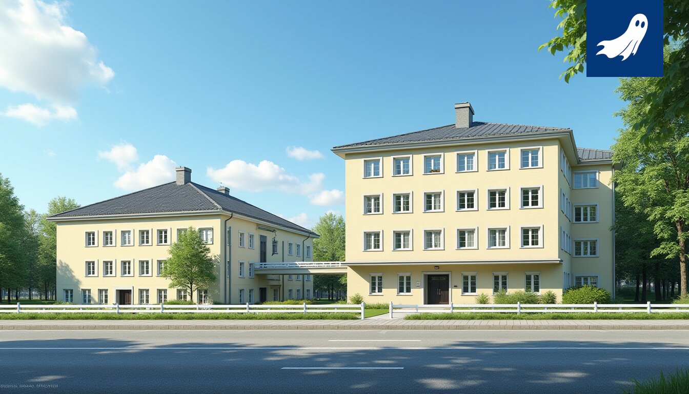 Hervannan luksuskerrostalon kuva, joka symboloi Pirkanmaan hyvinvointialueen uudelleenjärjestelyä ja kuntoutuksen siirtymistä virtuaalimaailmaan.