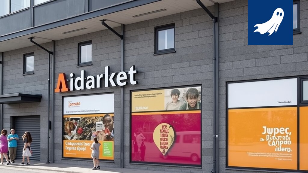 K-Market Haukiluoman kaupan ulkopuolelta kuvattu yöllinen aukiolo, jossa näkyy valaistut hyllyt ja asiakasmäärän kasvu.