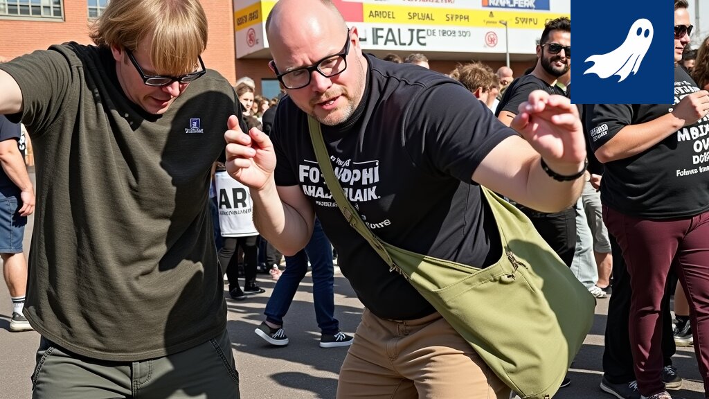 Hiedanrannan vanha sellutehdas festivaalin aikana, ihmisiä ja musiikkilaitteita näkyvissä.