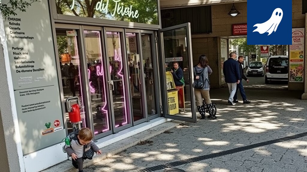 Oriveden Lund-hautauspalvelun liiketila, jonka läpi auto on ajanut, toimii nyt osana yrityksen ainutlaatuista markkinointikampanjaa.