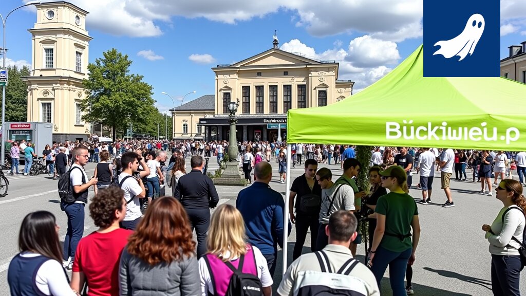 Tampereen Messukeskuksessa järjestetyn Keskustan puoluekokouksen lavalla näkyy futuristinen hologrammi Maaseudun Metaversumista.