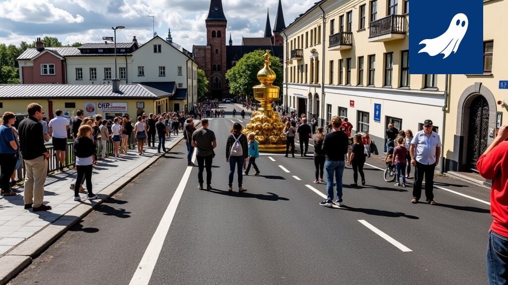 Erkkilän silta Tampereella, kuvattuna tilanteessa, jossa se hallitsee liikennettä.
