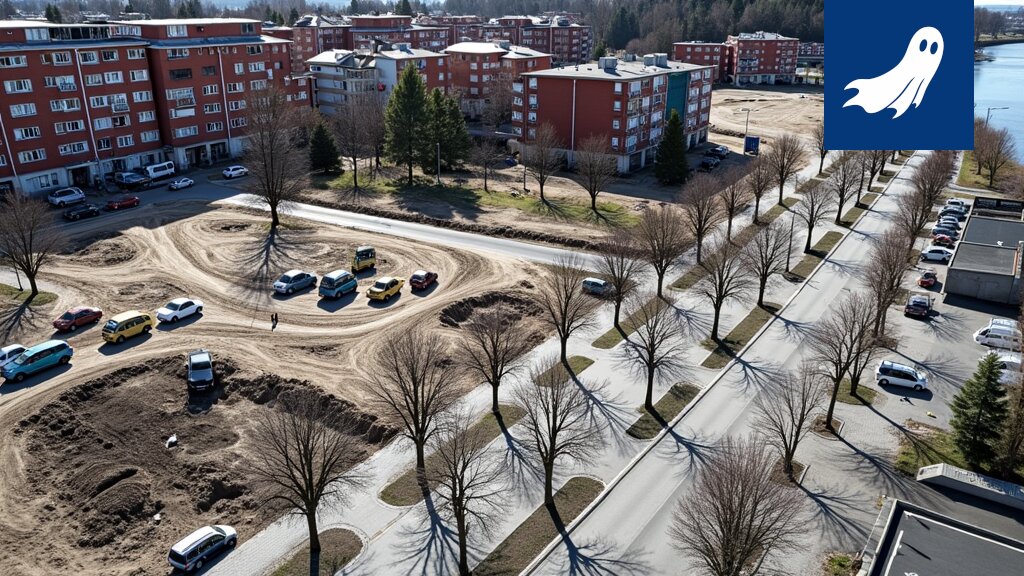 Sarjakuvamainen kuva valituskirjeistä, jotka muuttuvat osakekursseiksi, symboloiden valitusten vaikutusta YIT:n osakkeisiin.
