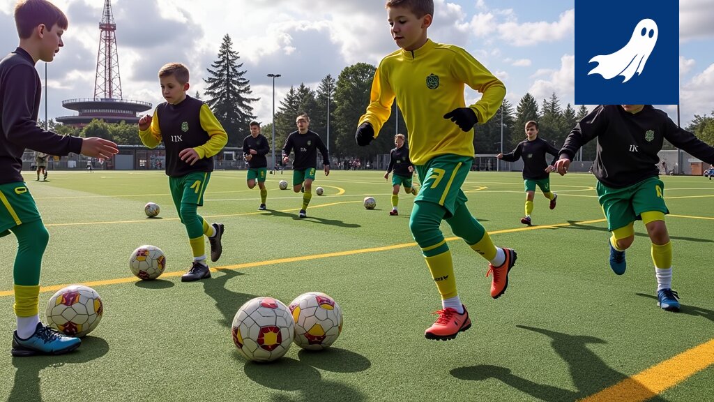 Ilveksen juniorijääkiekkoilijan kuva, joka symboloi lapsen liikunnan muuttumista sijoituskohteeksi.