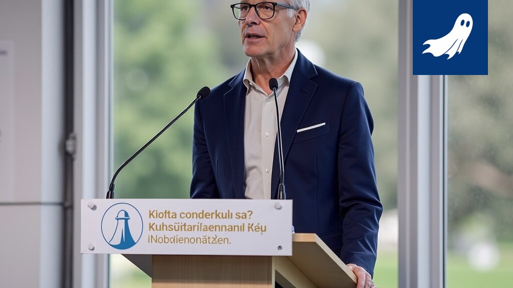 Alexander Stubb puhumassa Kultarannan keskusteluissa, taustalla viittaus uuteen deittisovellukseen.