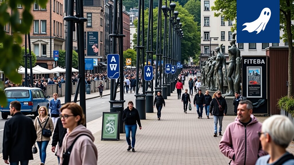 Graafinen esitys Tampereen väestömuutoksesta, jossa korostuvat kasvavat markkinat rollaattoreille ja digitaalisille hautapaikoille.