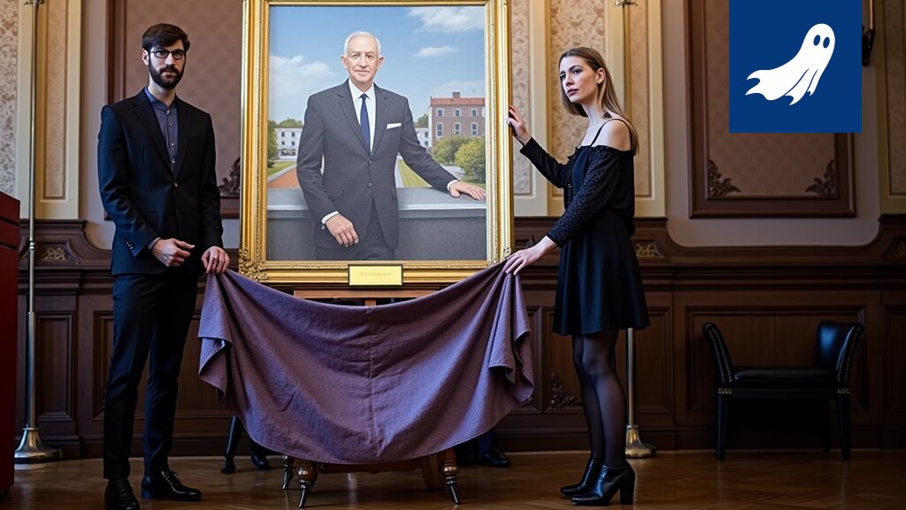 Kuva Kalervo Kummolan muotokuvasta, jonka olkapäässä näkyy Porin Ässien logo.