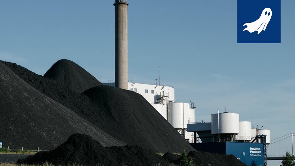 Meri-Porin voimalaitos muuttumassa elämyskeskukseksi, savupiippujen ja modernin arkkitehtuurin yhdistelmä.