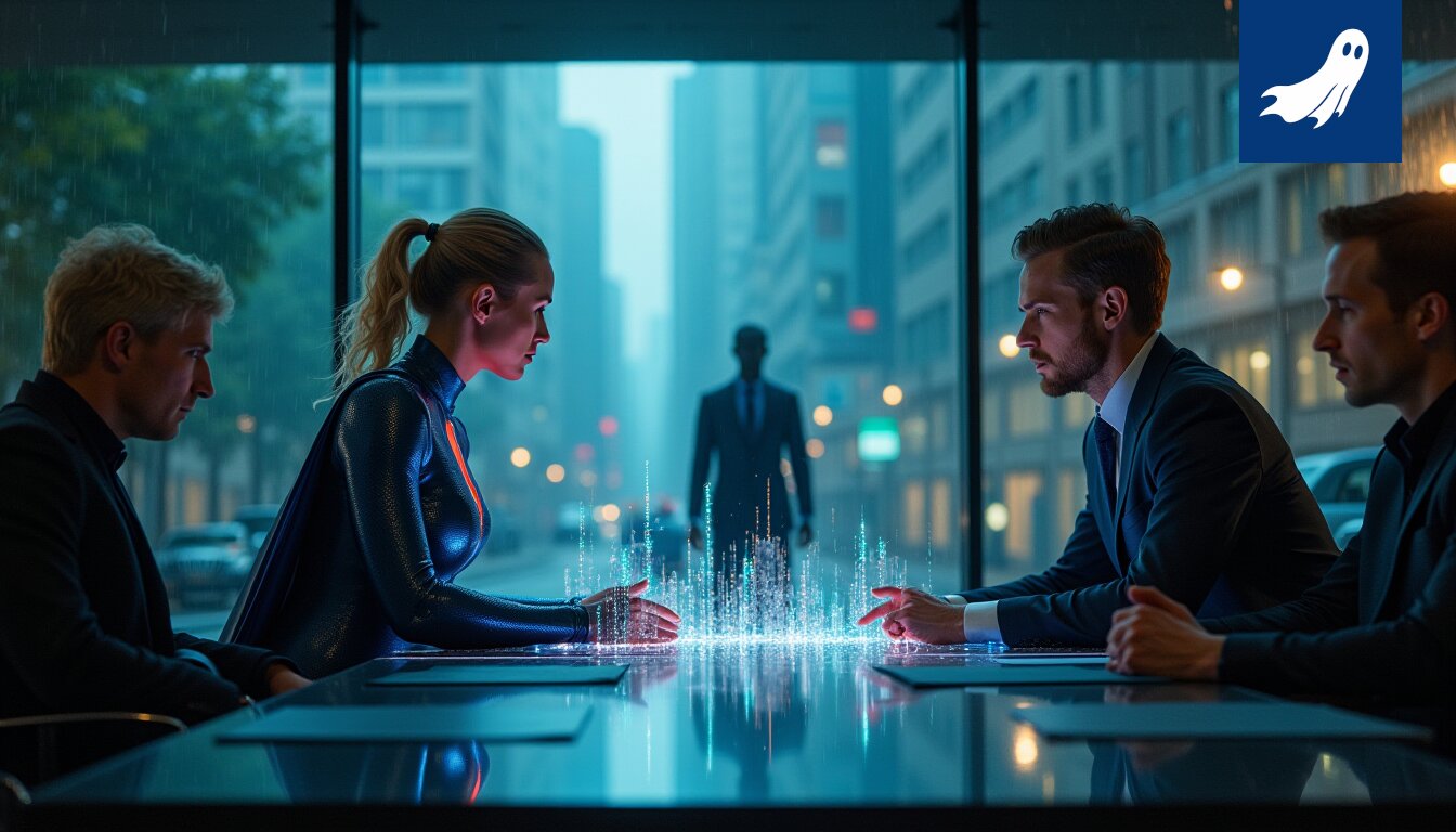 Sarjakuvahahmo Terästyttö symboloi menneiden aikojen potentiaalia modernissa digitaalisessa maailmassa.