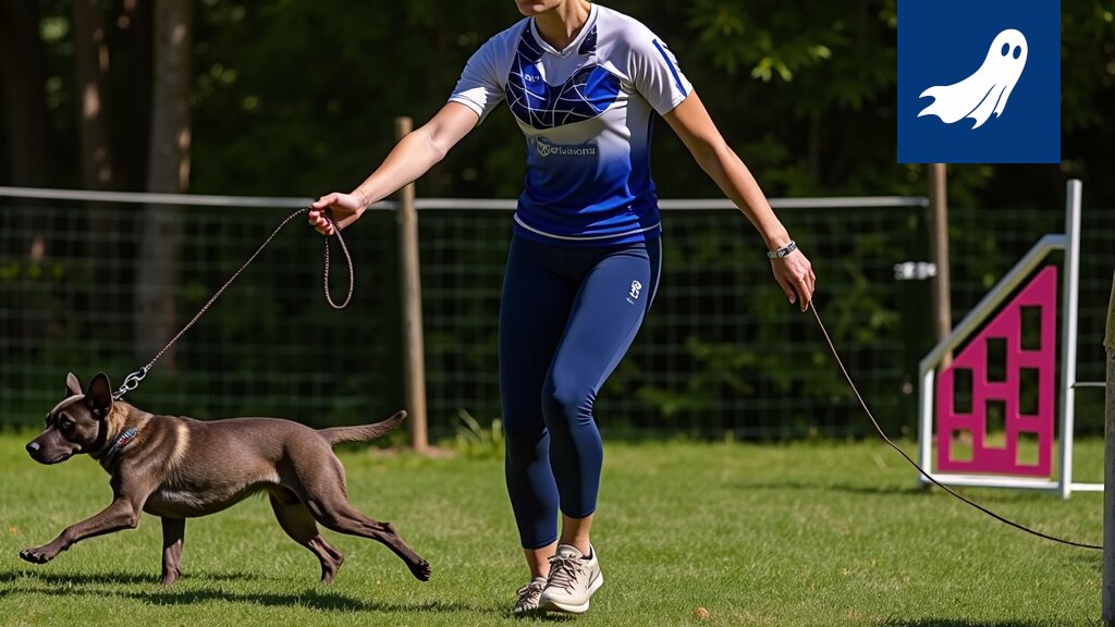 Agility-koira Fido suorittamassa rataa, symboloiden tehokkuutta ja tuottavuutta.