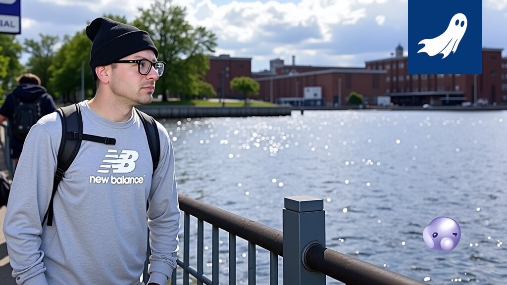 Skeittiporukat ottavat mittaa toisistaan Tampereen skeittipuistossa, kuva satiirisen uutisartikkelin yhteydestä.