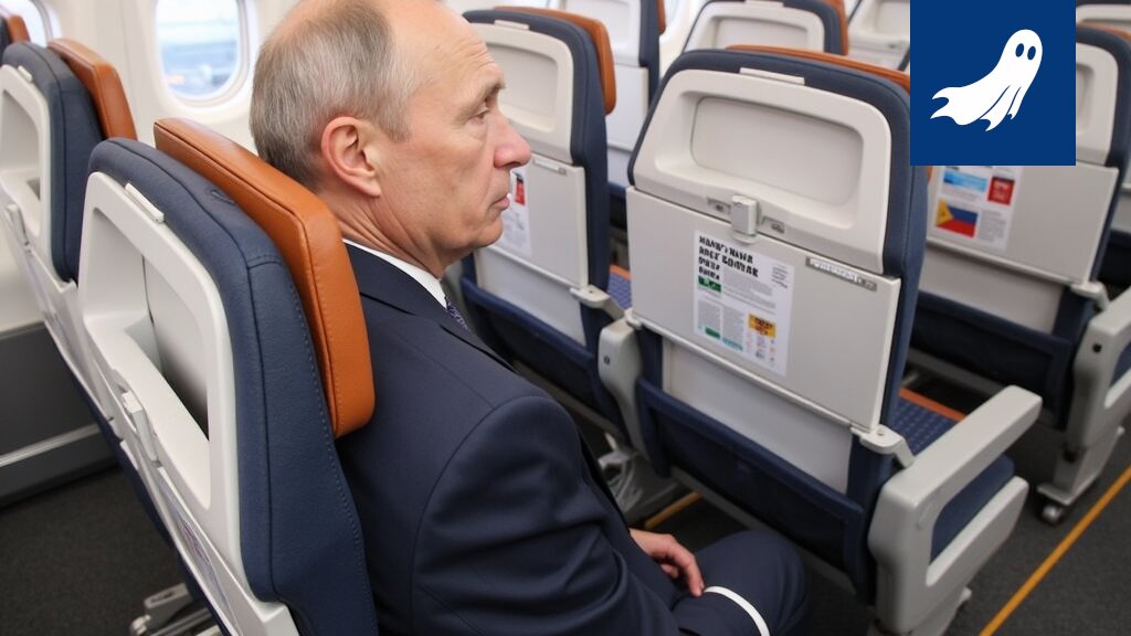 Kuva Vladimir Putinista, joka symboloi strategista hiljaisuutta ja epävarmuuden hallintaa.