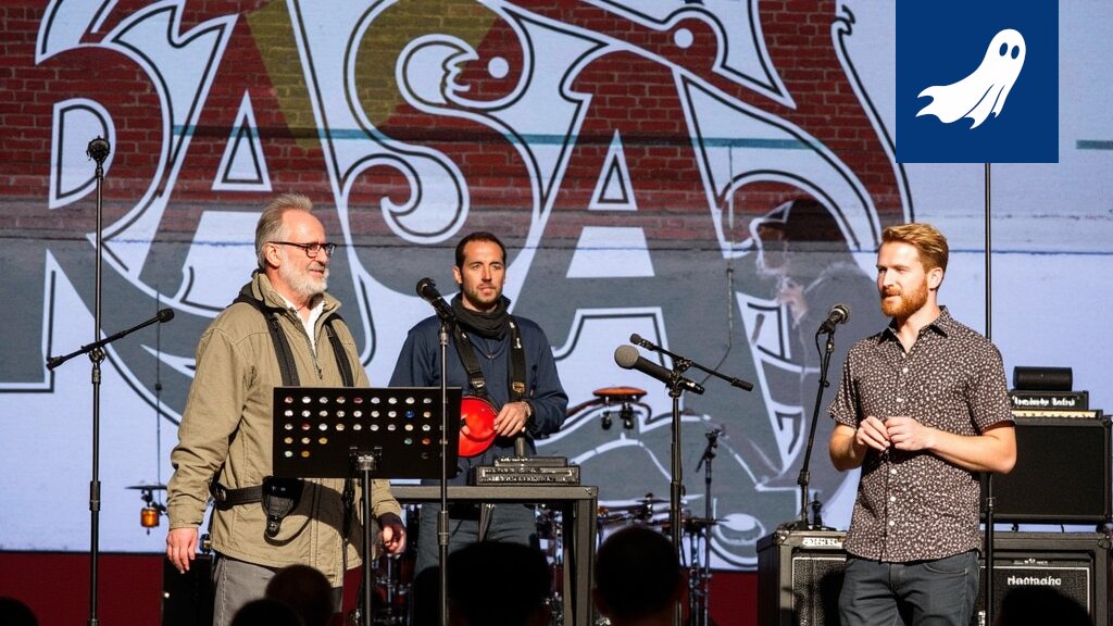Valkeakosken Kirjaslammen tanssilava, jossa progressiivisen rock-yhtyeen konsertti on osa kaupunkisuunnitteluprojektia.