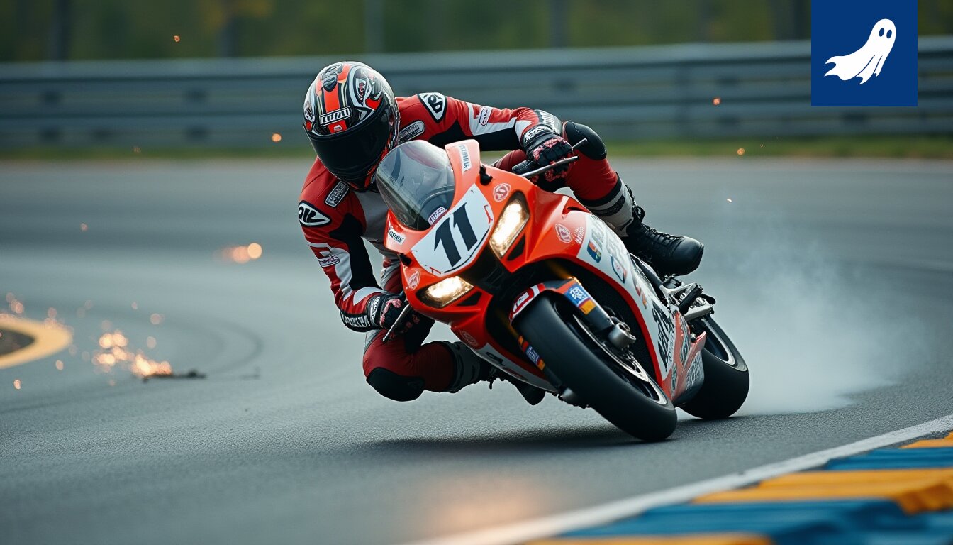 Rico Salmelan KTM-moottoripyörä irtoaa ajolinjalta Italian Mugellon Moto3-kilpailussa, 31. toukokuuta 2026.