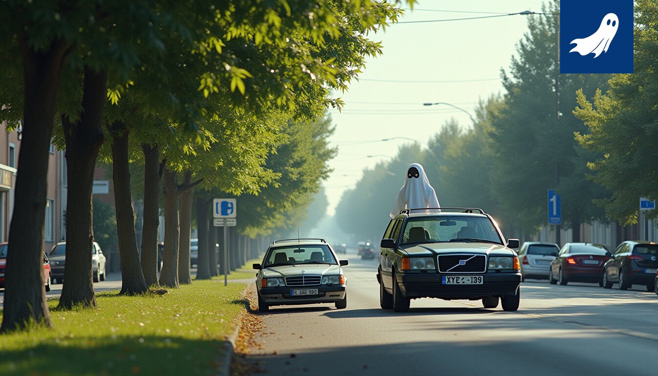 Kuva Valkeakosken tyypillisestä autotallista, jossa näkyy työkaluja ja mahdollisesti harrastelijamekaanikko työssään.