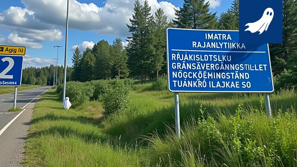 Vainikkalan rahtiterminaali kuvattuna futuristisessa valaistuksessa, symboloiden sen uutta roolia 'Metaversumin Porttina'.