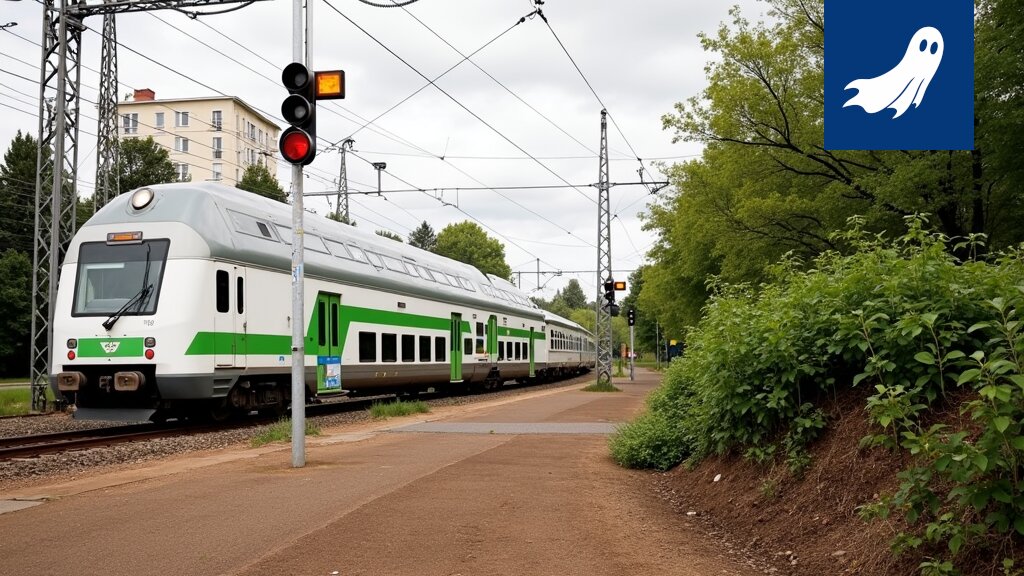 Pilvipohjaisen Meta-junan konsepti, jossa matkustajat käyttävät VR-laseja kokemuksen saavuttamiseksi.