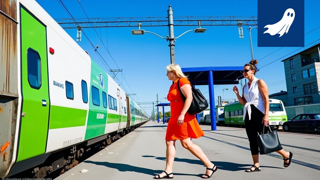Sähkörata on vaurioitunut ja junat myöhästelevät, mikä herättää epäilyksiä tarkoituksellisesta sabotaasista.