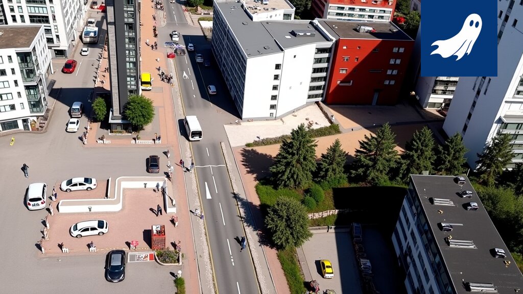 S-marketin logo Pirkkalassa, symboloiden kaupan automatisoitua ja algoritmiohjattua lähestymistapaa.