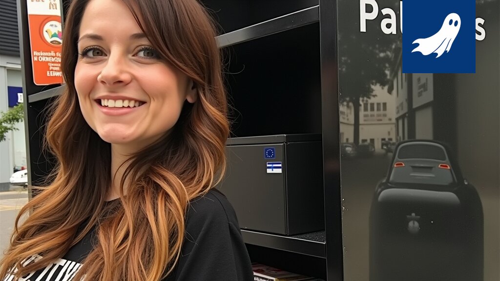 Sarjakuvamainen kuva kirjastosta, jossa on pörssikurssien graafeja ja lainatut kirjat esitettynä osakkeina.