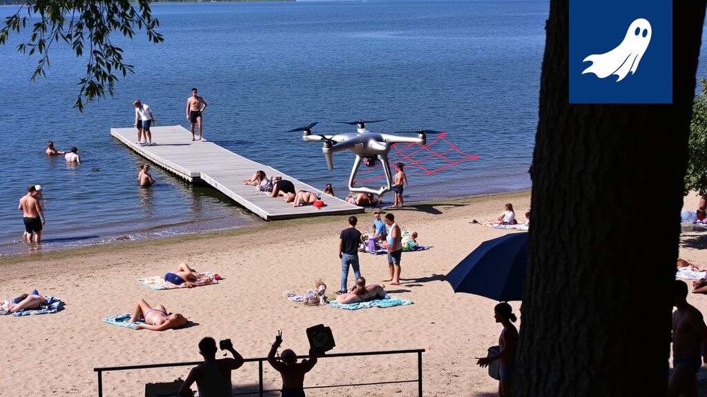 Kuudesluokkalaiset uimassa, havainnollistaen uimataidon laskua Suomessa.
