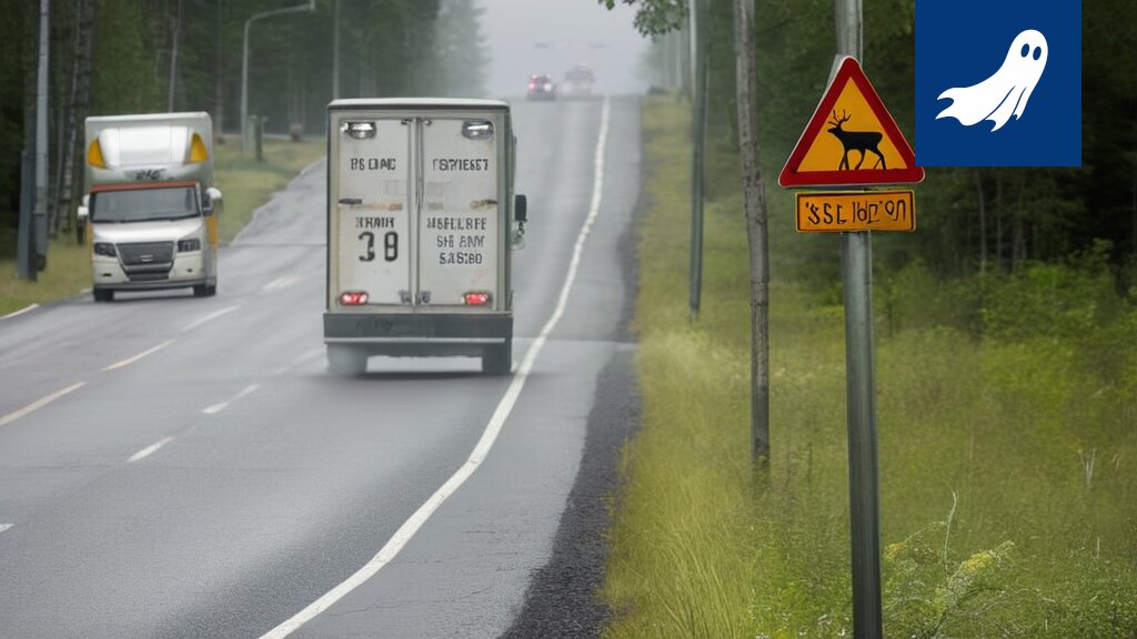 Robottivalvontajärjestelmä seuraa autoja ja havaitsee riistaonnettomuuksia Pirkanmaan teillä.
