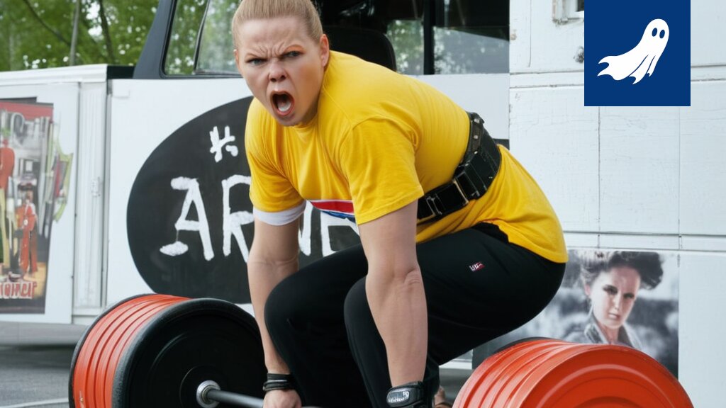 Voimanostaja Tuomas Hautala nostamassa suurta painoa maasta, Siikajoen Revonlahdella.