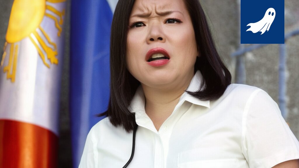 Pilakuva Filippiinien presidentistä Ferdinand Marcosista ja varapresidentti Sara Dutertesta poliittisen kriisin keskellä.