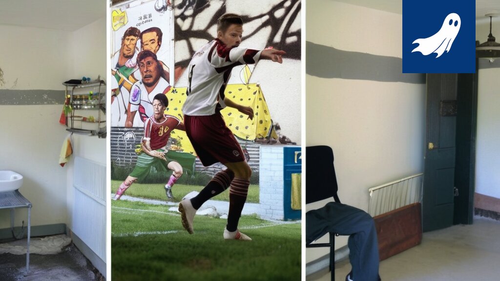 Kuva tuhoutuneista vessanpöntöistä Pietarsaaren stadionilla, symboloiden vandalismin ja fanien käytöksen äärimmäisyyksiä.