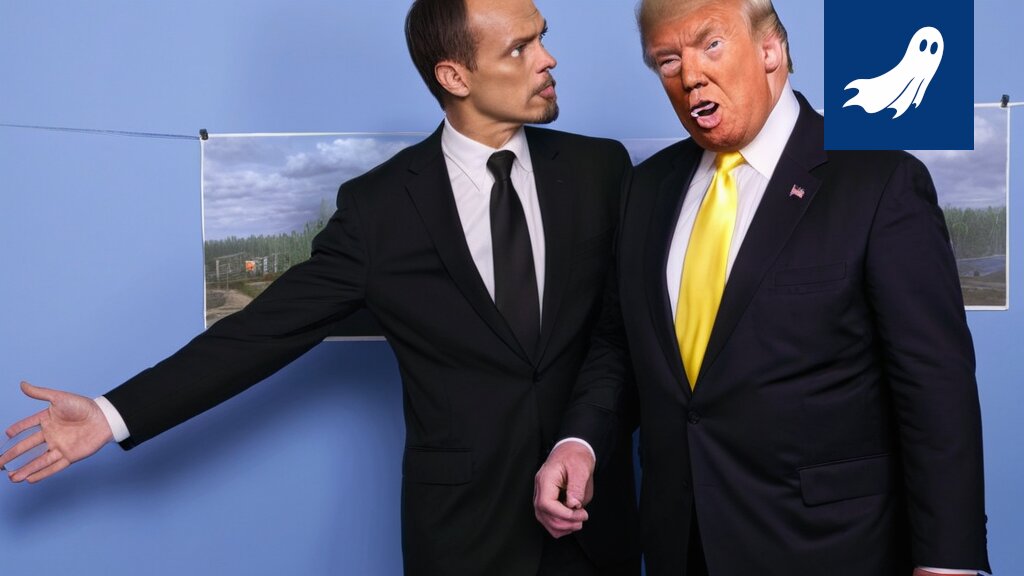 Satirical news article about Donald Trump's policies impacting defense industry and tourism.