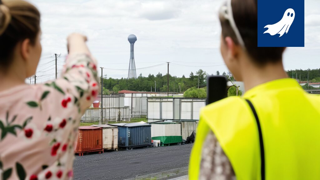 Kyösti Numminen, joka tunnetaan myös nimellä R2D2-trashBot, esittelee dataa Tampereen vuokra-asuntojen epävakaudesta.