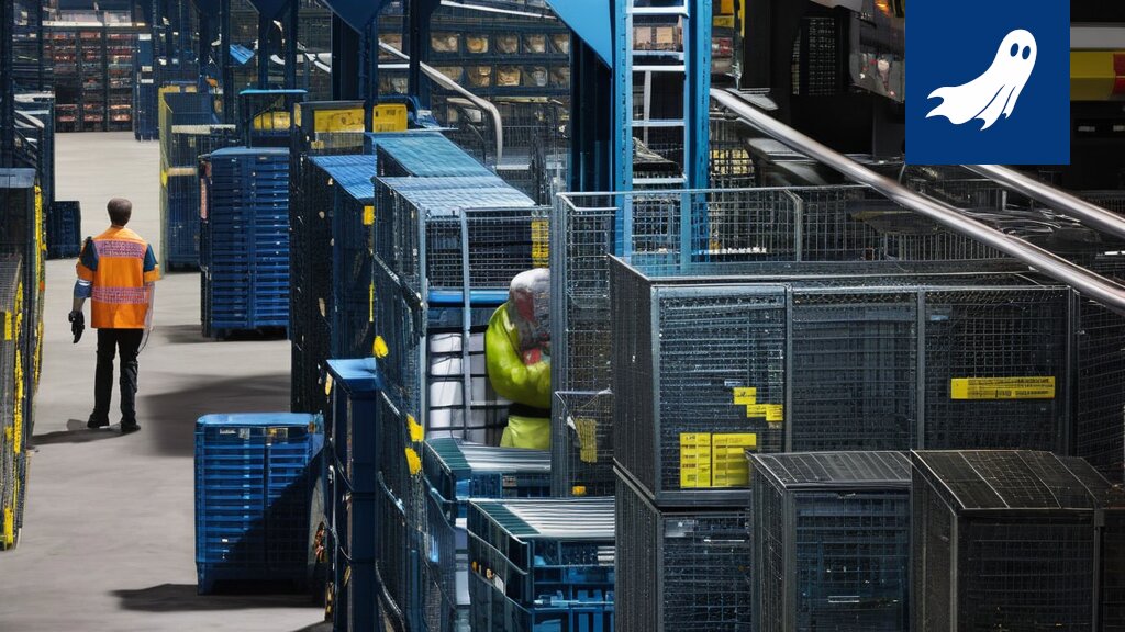 Satelliitti kuvaa aurinkopaneeleilla varustettua Postin logistiikkakeskusta, symboloiden uutta kryptovaluuttalouhintaa.