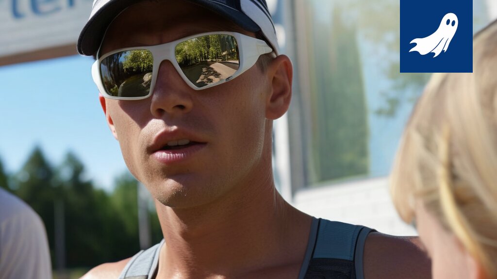 Alexander Stubb osallistumassa Joroisten Finntriathloniin, jossa urheilusuoritus muunnetaan osakkeiksi.