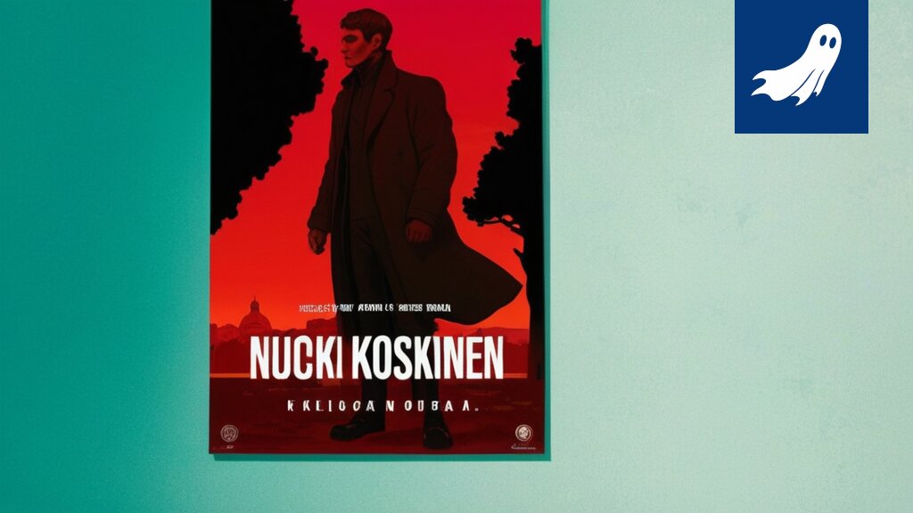 Sarjakuvamainen kuva Tampereen Hämeenkadusta, jossa asfaltti sulaa ja komisario Koskisen eri versiot kohtaavat.