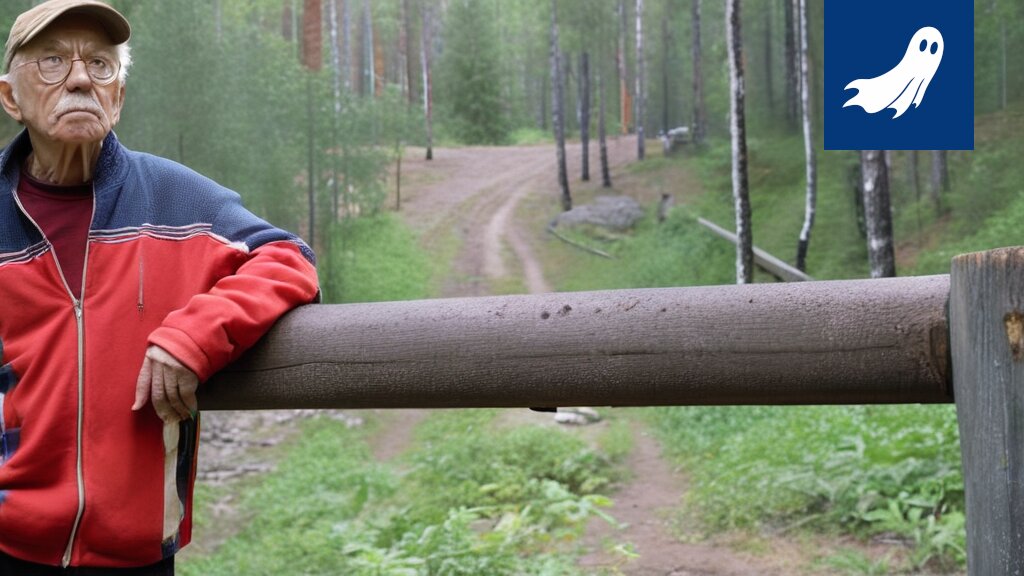 Lintusyrjänharjun maisema Keuruulla, jossa näkyy hiekkaharju ja Pohjoislampi.
