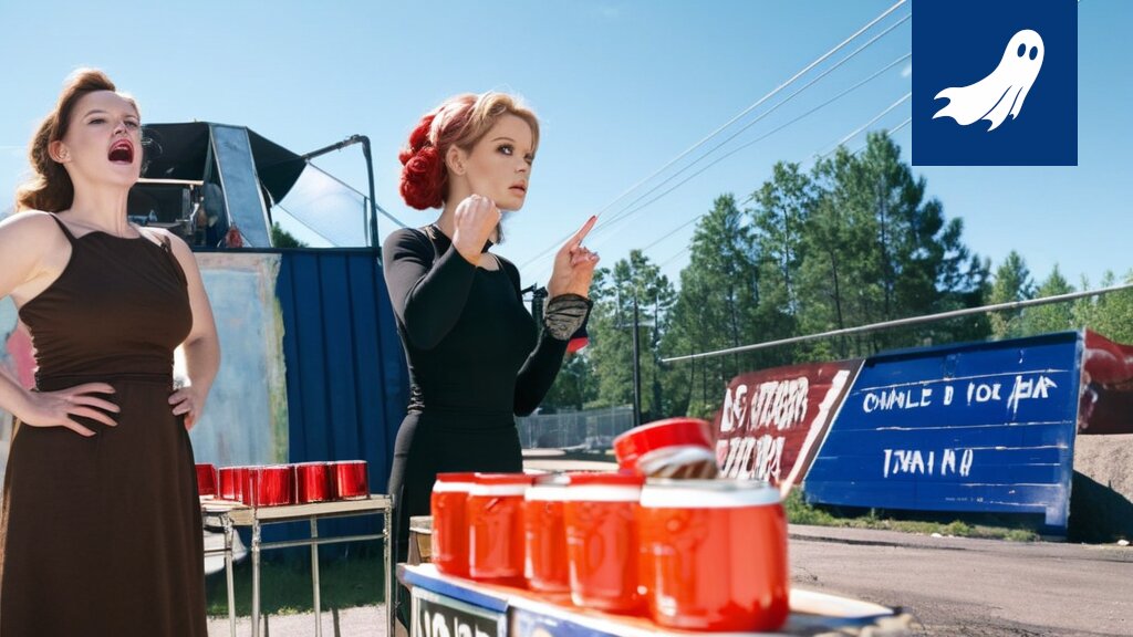 Satiirinen kuva Tammerfestin tulevaisuudesta, jossa festariliput ovat NFT-tokeneita ja niiden arvo riippuu kesäpäivän lämpötilasta.